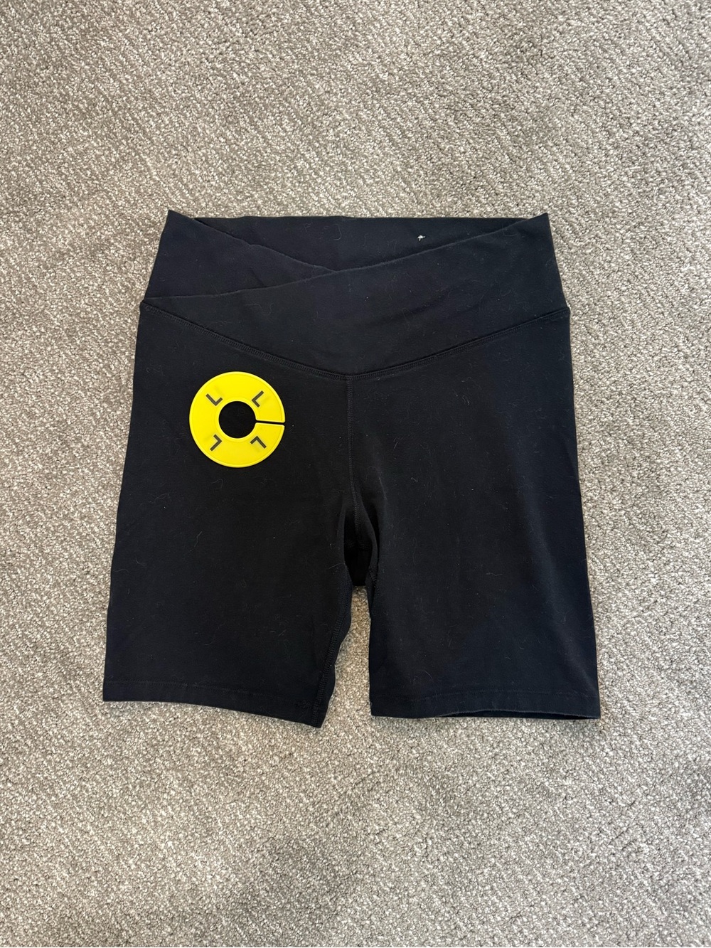 Old Navy Black High-Waist Women’s Athletic Bike Shorts